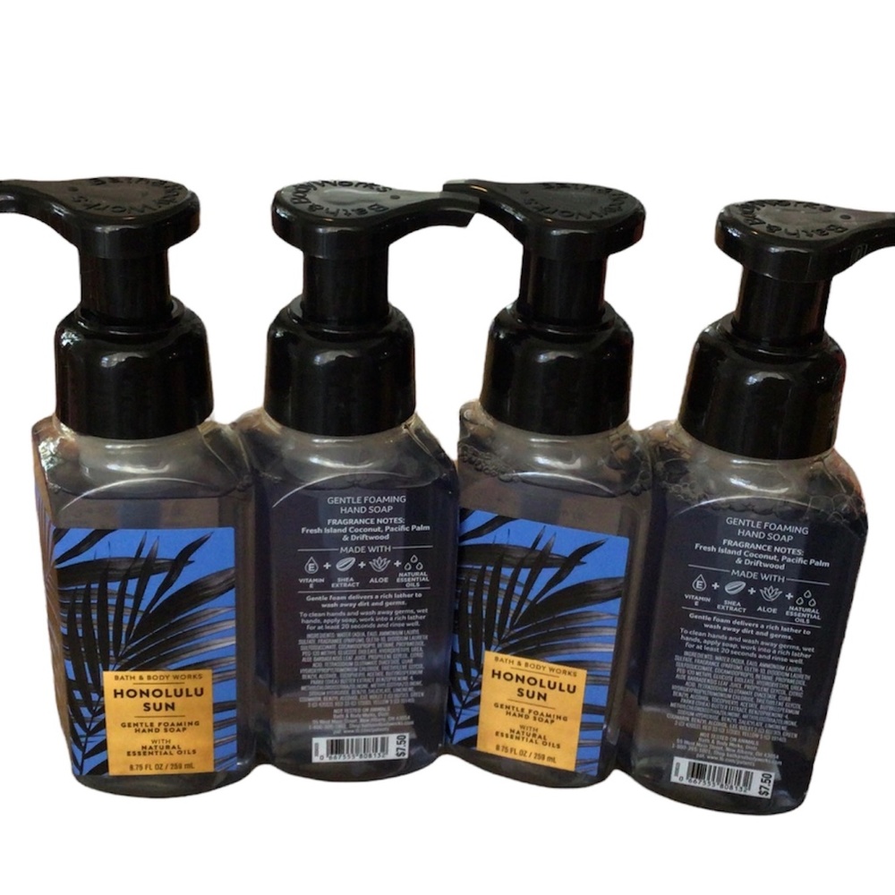 4 Bath & Body Works Honolulu Sun Gentle Foaming Hand Soap 8.75 fl.oz. New - Picture 2 of 2